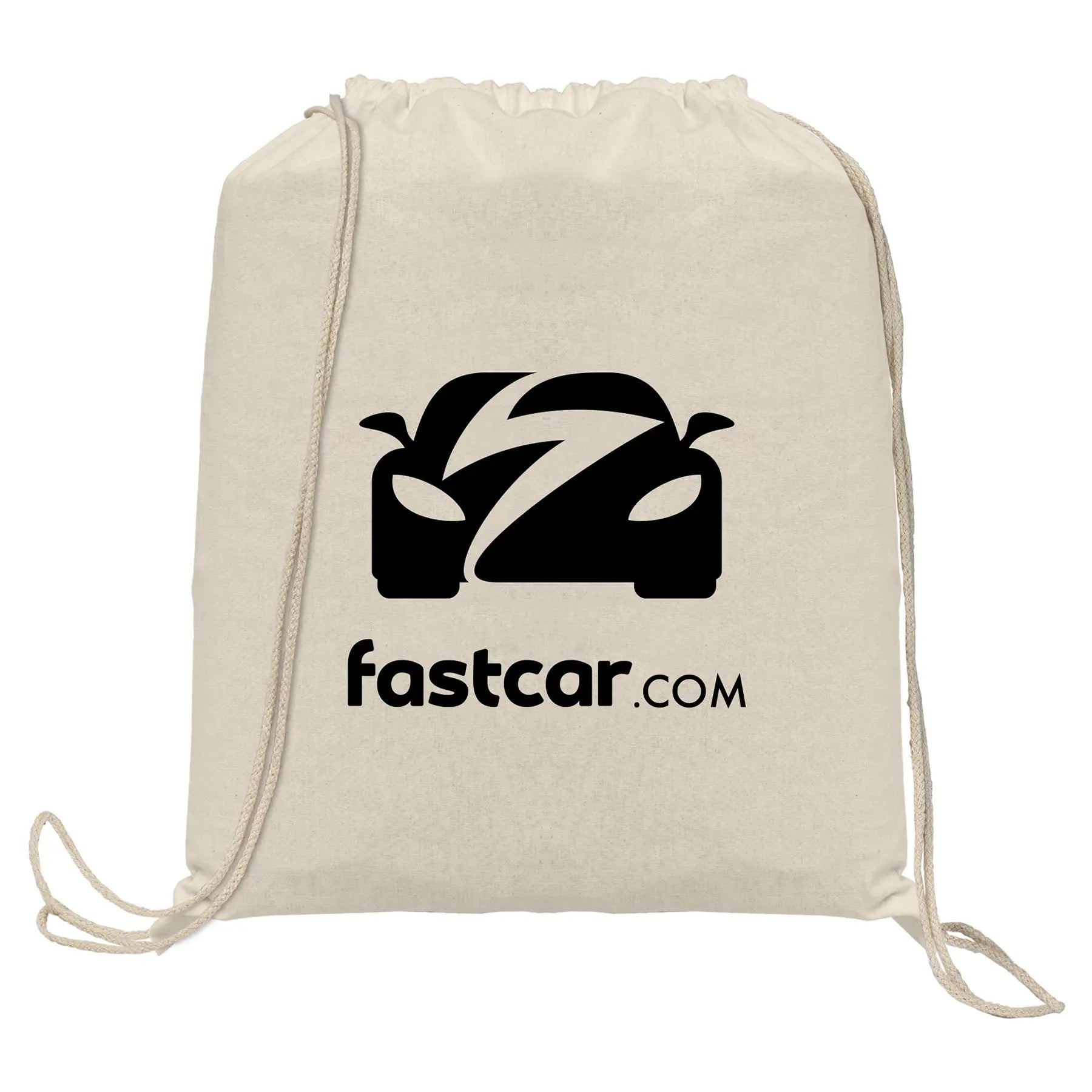 Java - 5 oz. Cotton Drawstring Backpack Dynamic Gift