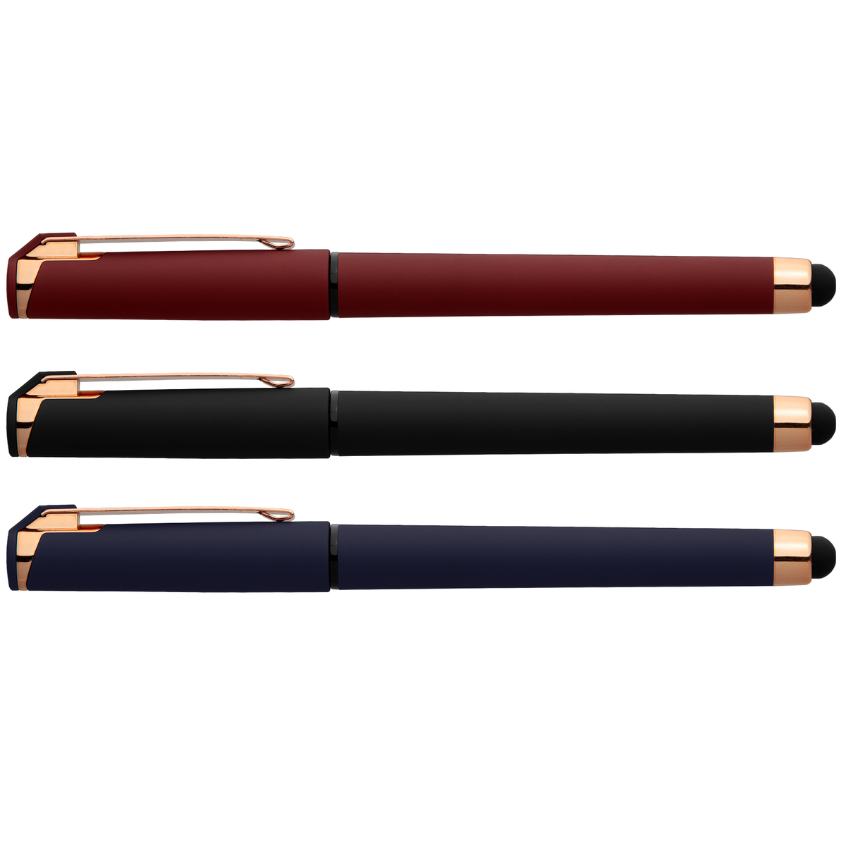 Islander Softy Rose Gold Gel Pen with Stylus
