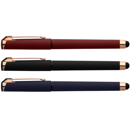 Islander Softy Rose Gold Gel Pen with Stylus