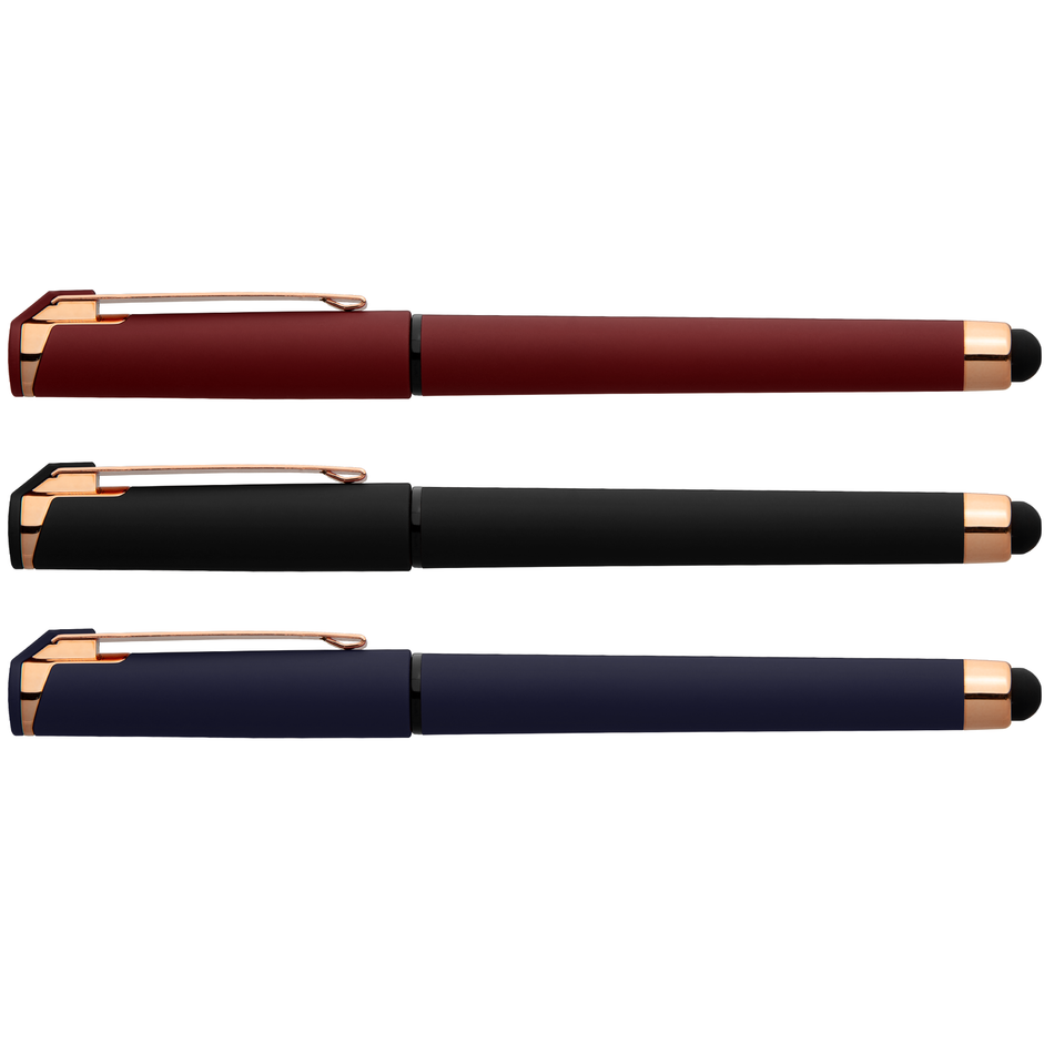 Islander Softy Rose Gold Gel Pen with Stylus