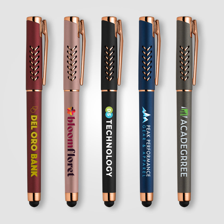 Hollywood Rose Gold Gel Pen withStylus
