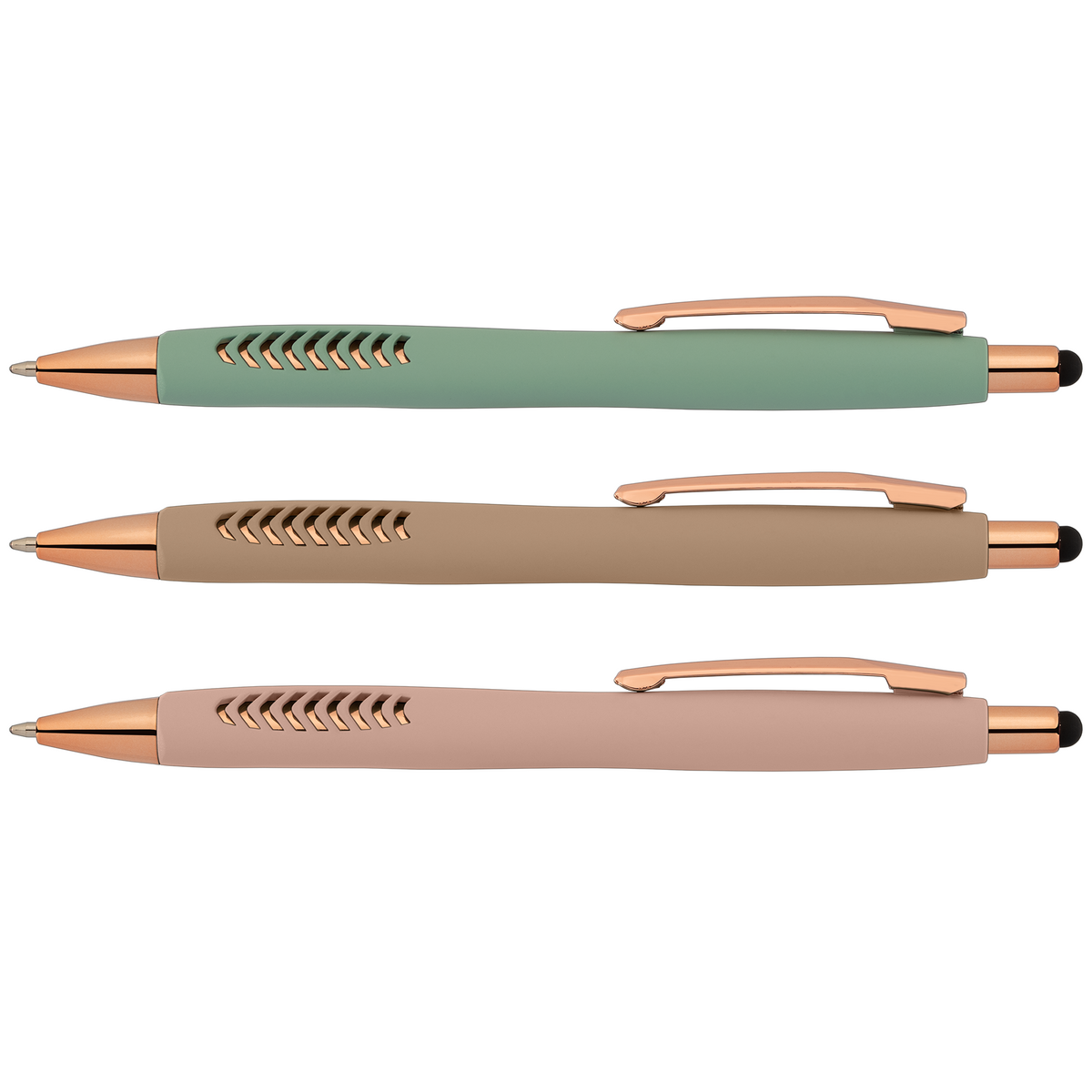 Avalon Softy Rose Gold Designer Pen with Stylus
