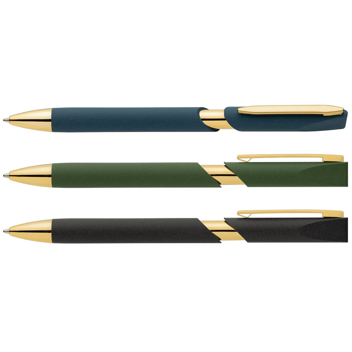 Aurelia Recycled Plastic Gold Trim Pen