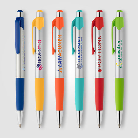 Smoothy Recycled Plastic Color Grip Pen