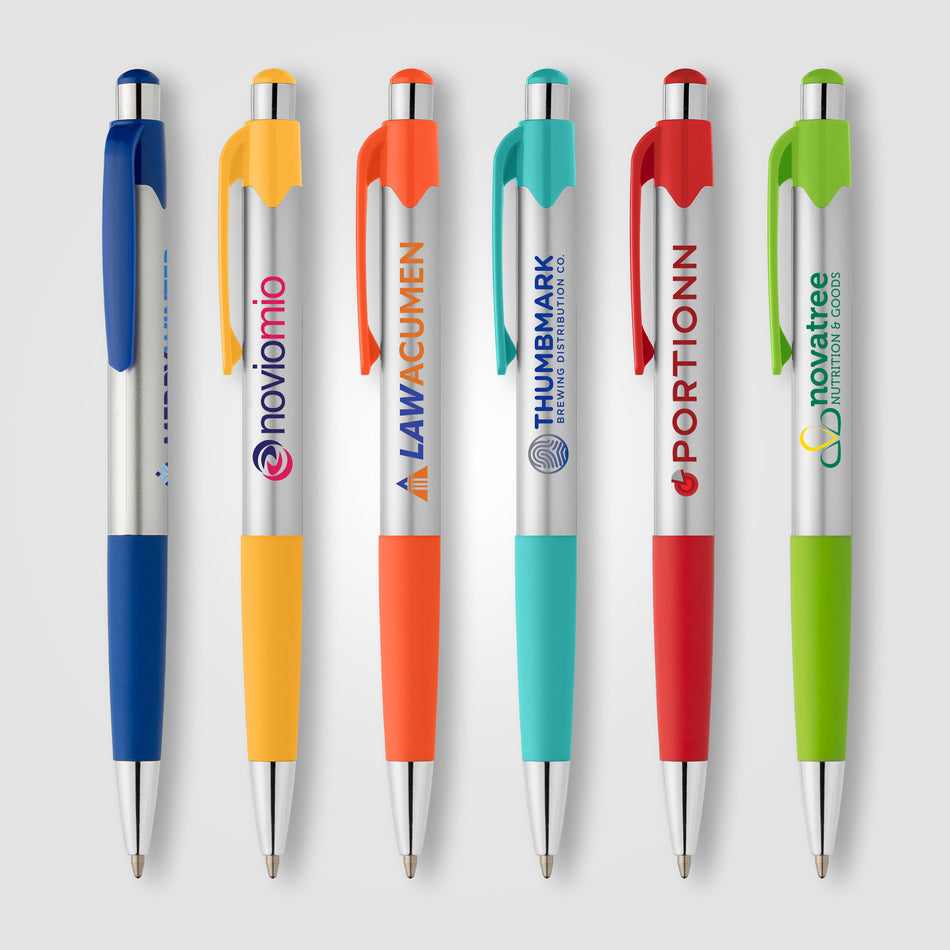 Smoothy Recycled Plastic Color Grip Pen