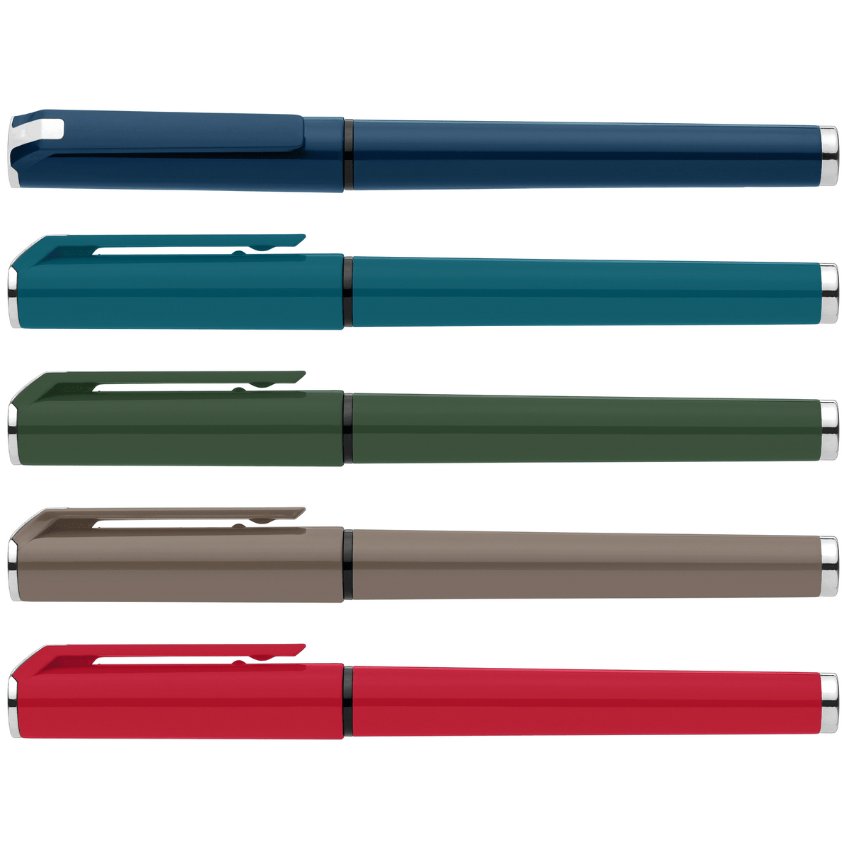 Islander Recycled Plastic Monochrome Gel Grip Pen