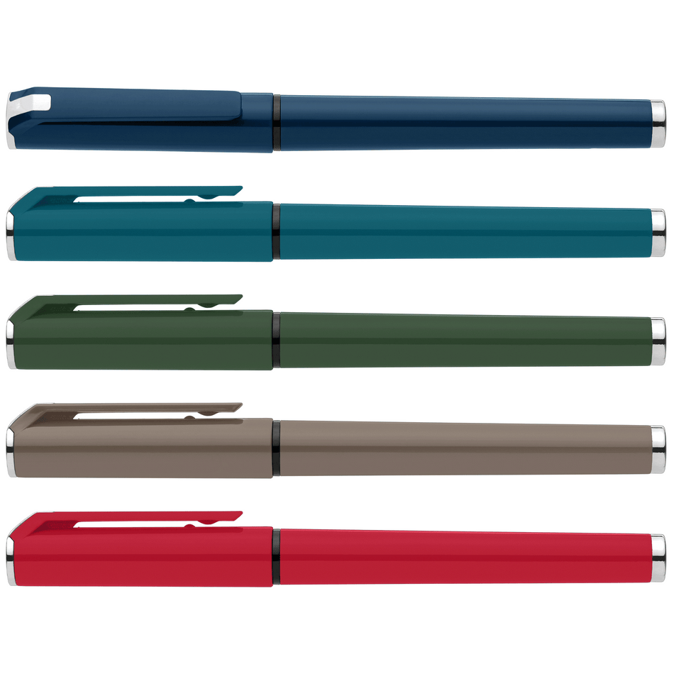 Islander Recycled Plastic Monochrome Gel Grip Pen