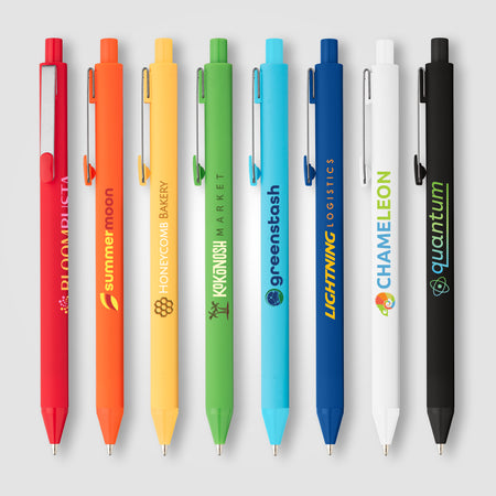 Vela Essentials Recycled Plastic Soft Touch Gel Pen
