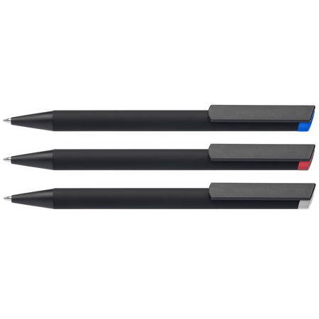 Volos Recycled Aluminum Ballpoint Pen - ColorJet Clip Decoration