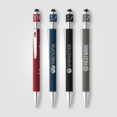 Ace Recycled Aluminum Hex-Dice Spinner Pen