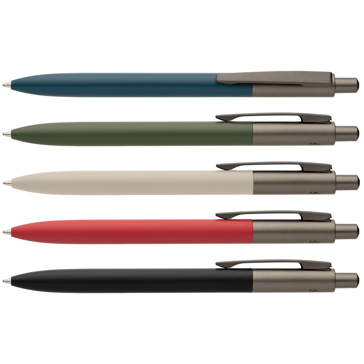 Koro Recycled Aluminum Gunmetal Trim Pen