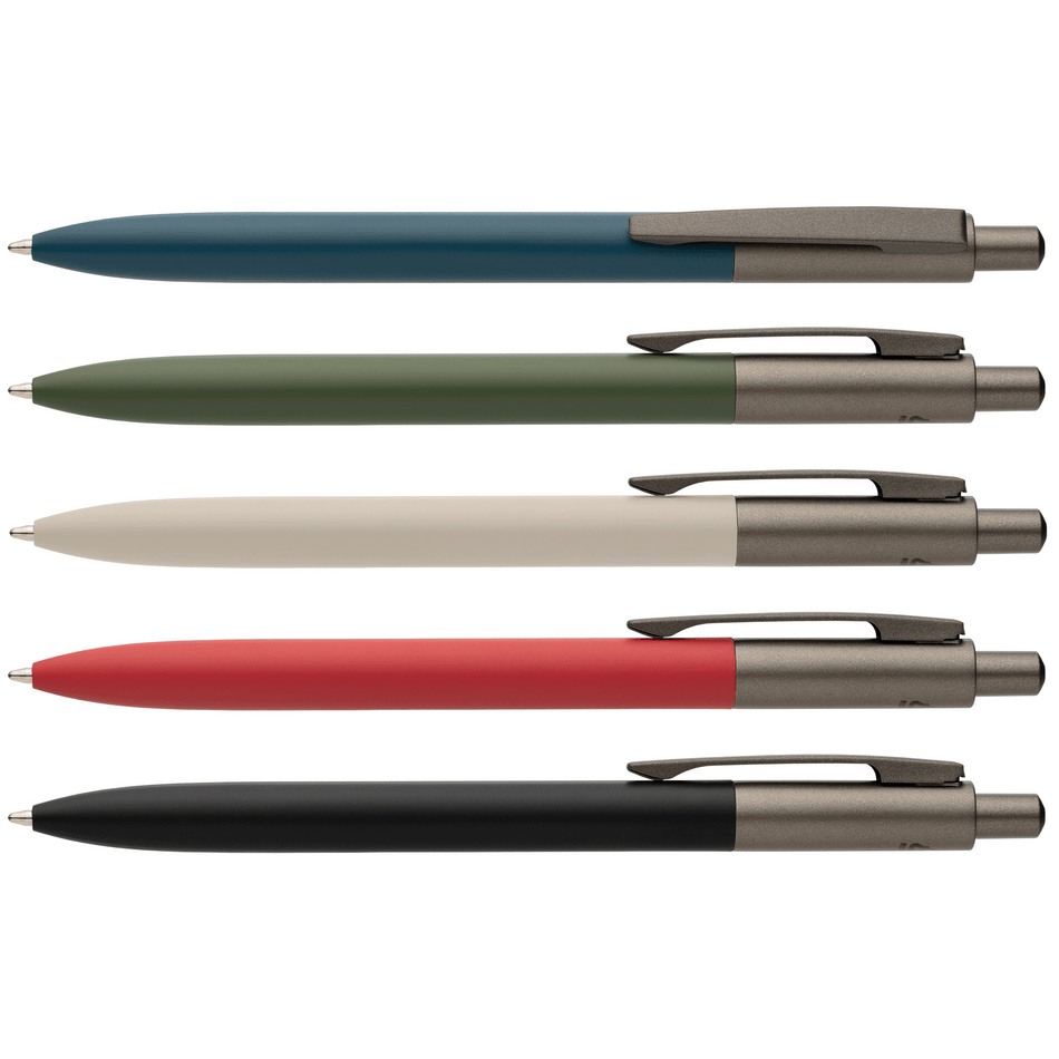 Koro Recycled Aluminum Gunmetal Trim Pen