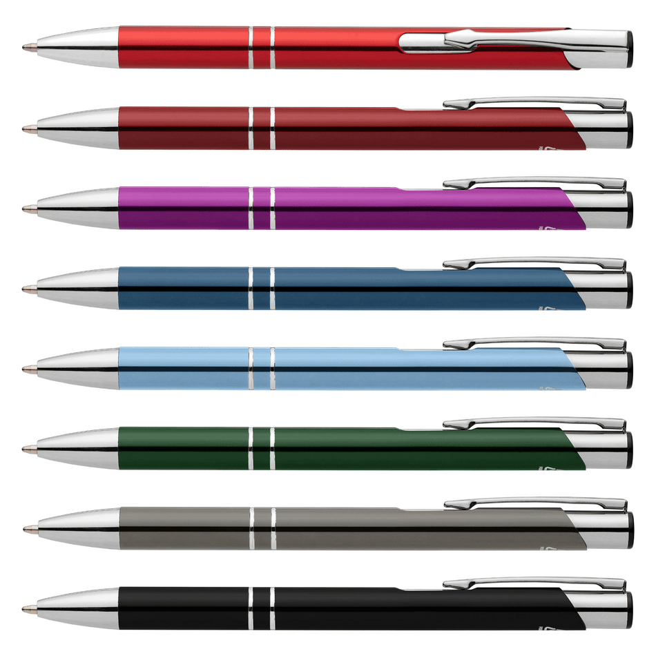 Crosby Recycled Aluminum Metallic Chrome Trim Pen