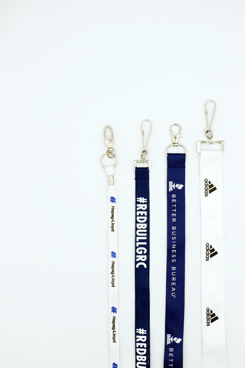 FLAT POLYESTER SCREEN PRINTED LANYARDS