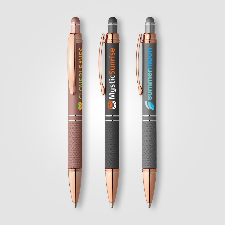 Phoenix Softy Rose Gold Gel Pen withStylus