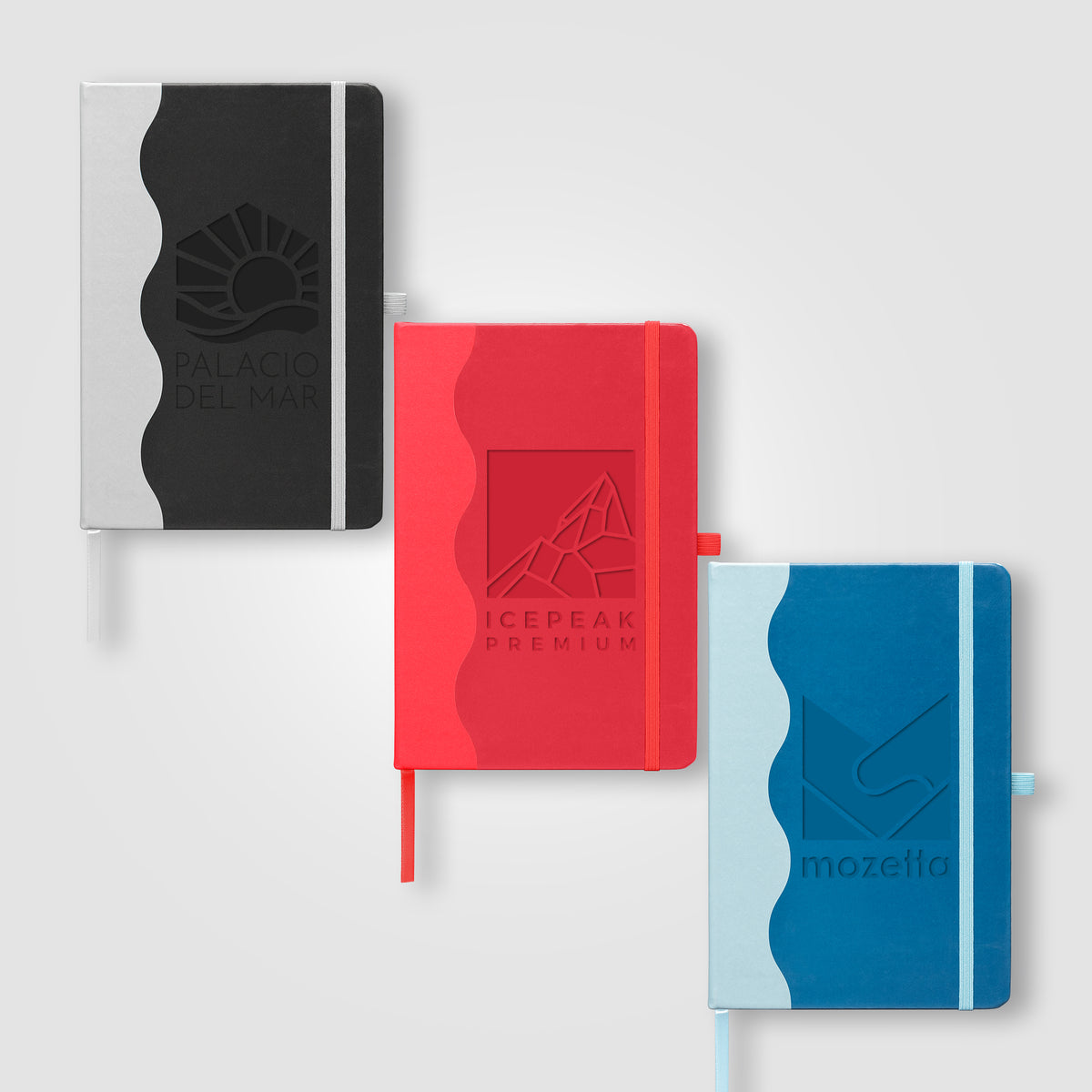 Grete Recycled Wave Pattern Journal - A5