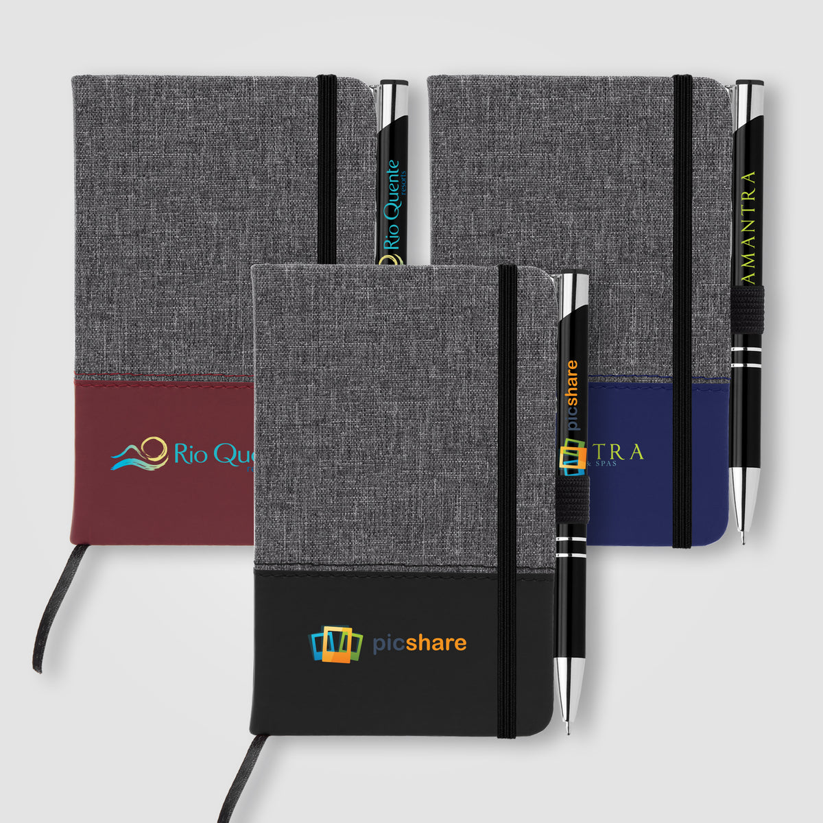 Twain Notebook & Tres-Chic Pen Gift Set