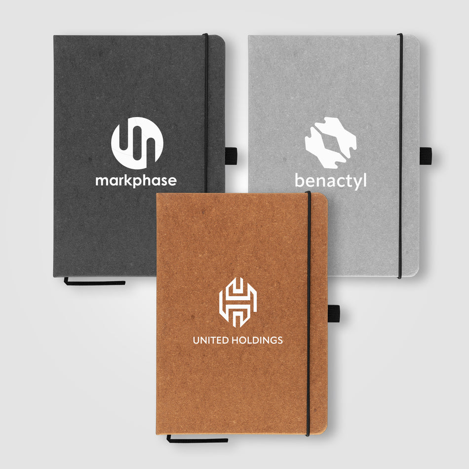 Carson 5.8" x 8.3" Recycled PU Leather Notebook