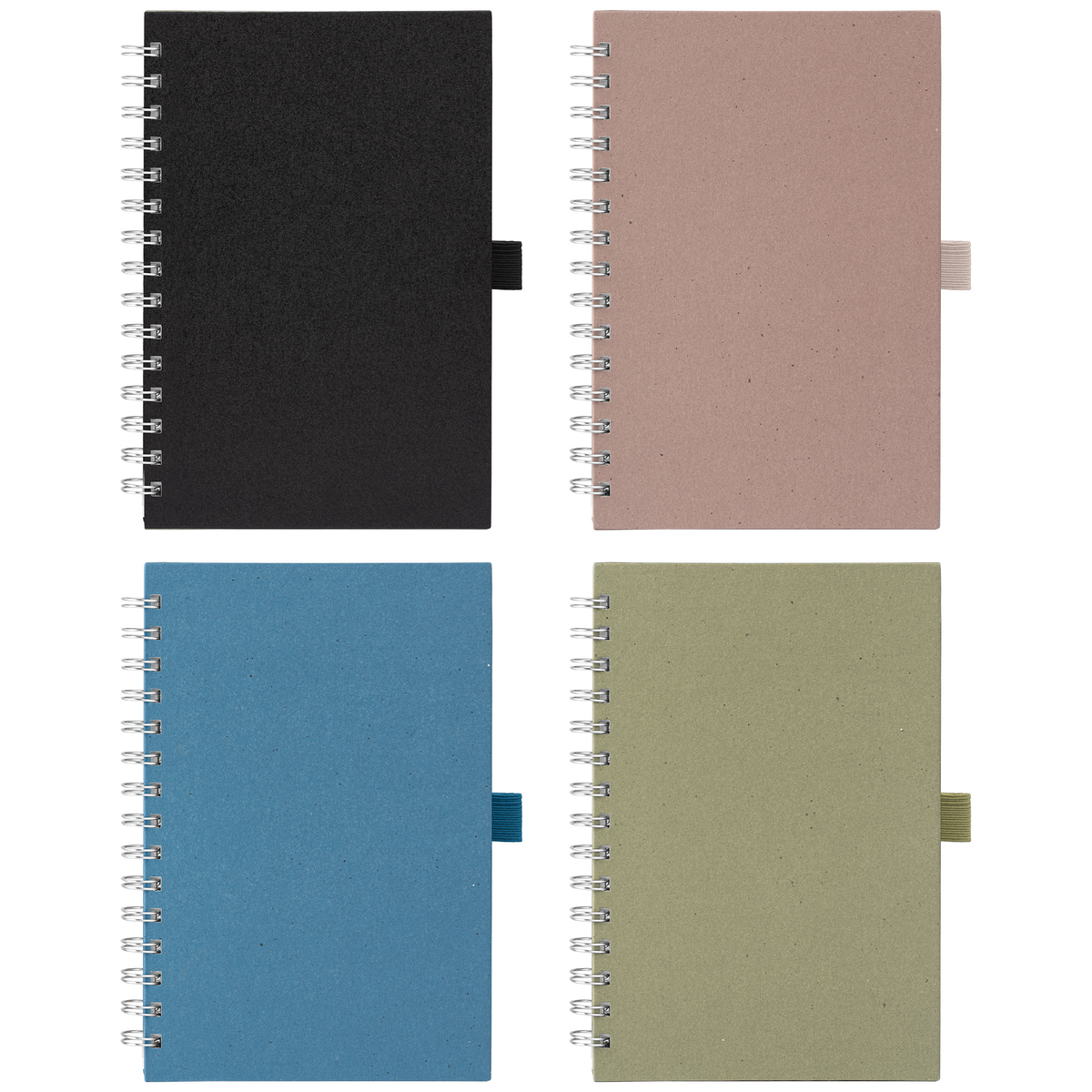 Terra Recycled Milk Carton Hard Cover Spiral Notebook - A5