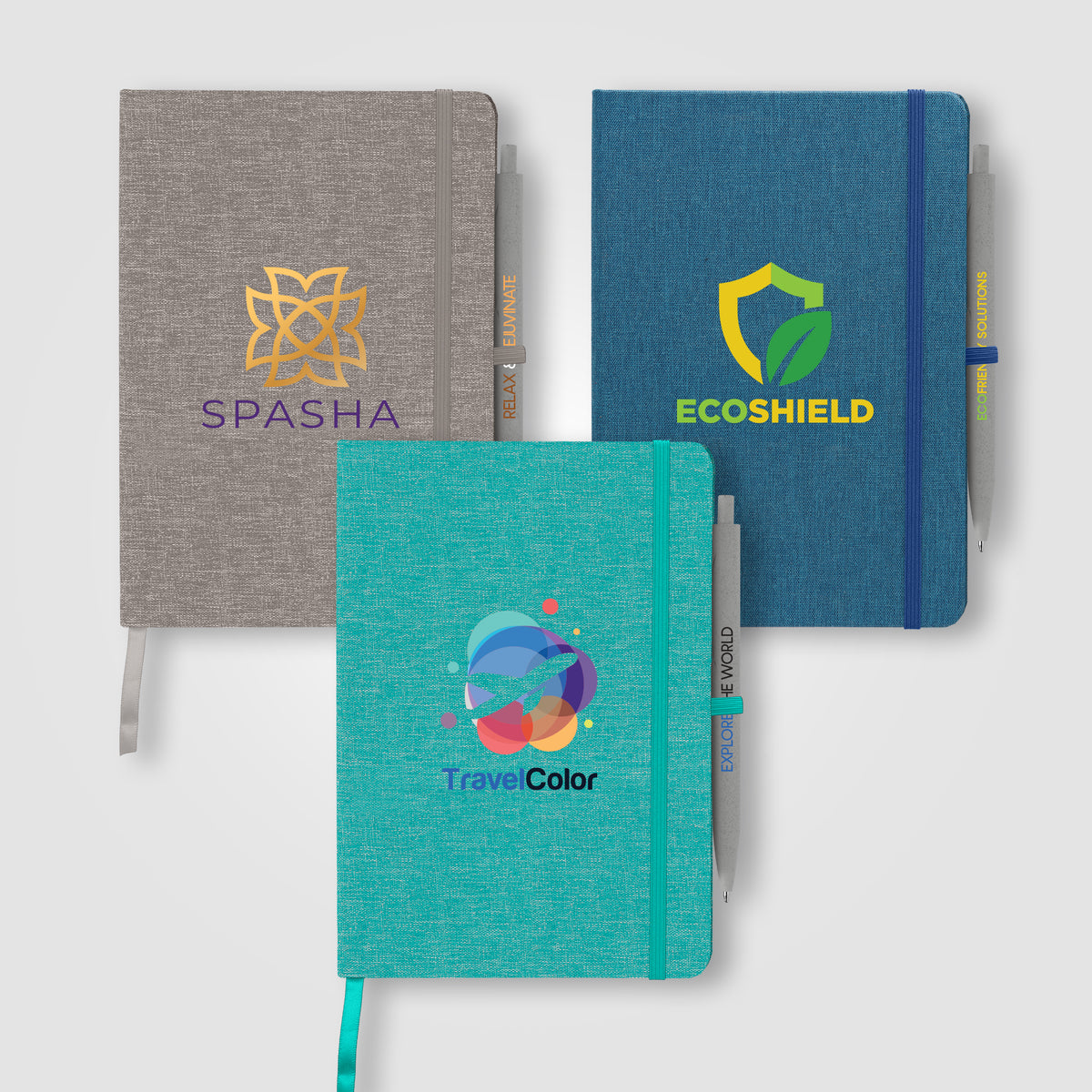 Melville RPET Notebook & Zen Pen Gift Set