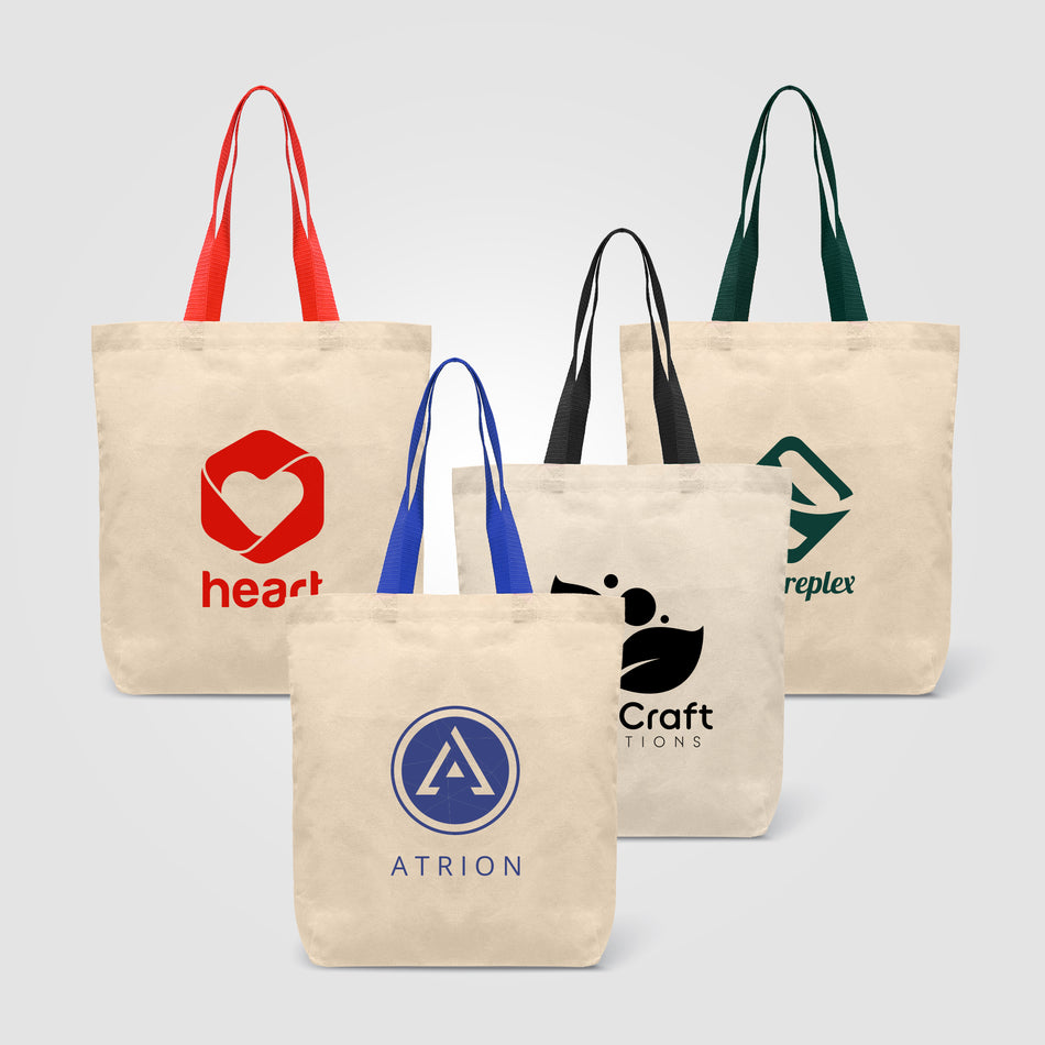 Tonga 5 oz Cotton Colored Handle Tote - 11L