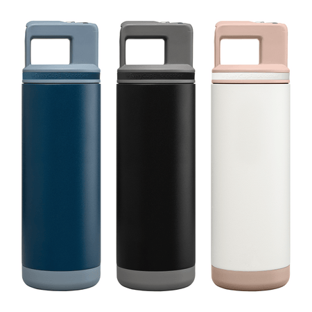 Grosche Alpine Stainless Steel Removable Straw Flip n' Sip Bottle - 20oz