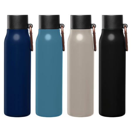Strata Recycled Stainless Steel Utility Clip Bottle - 18 oz.