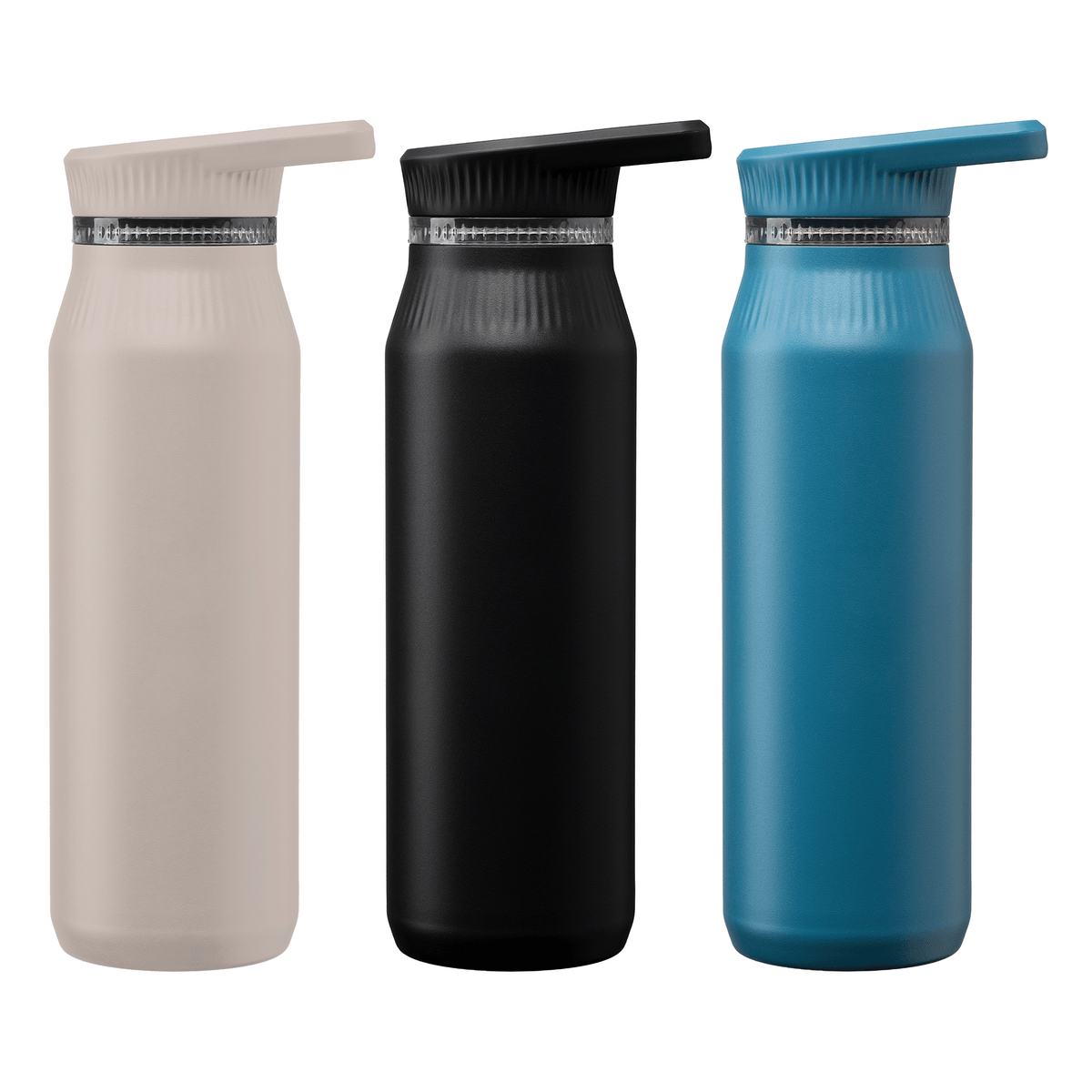 Majesty Stainless Steel Dual-Lid Handle Bottle - 25 oz.