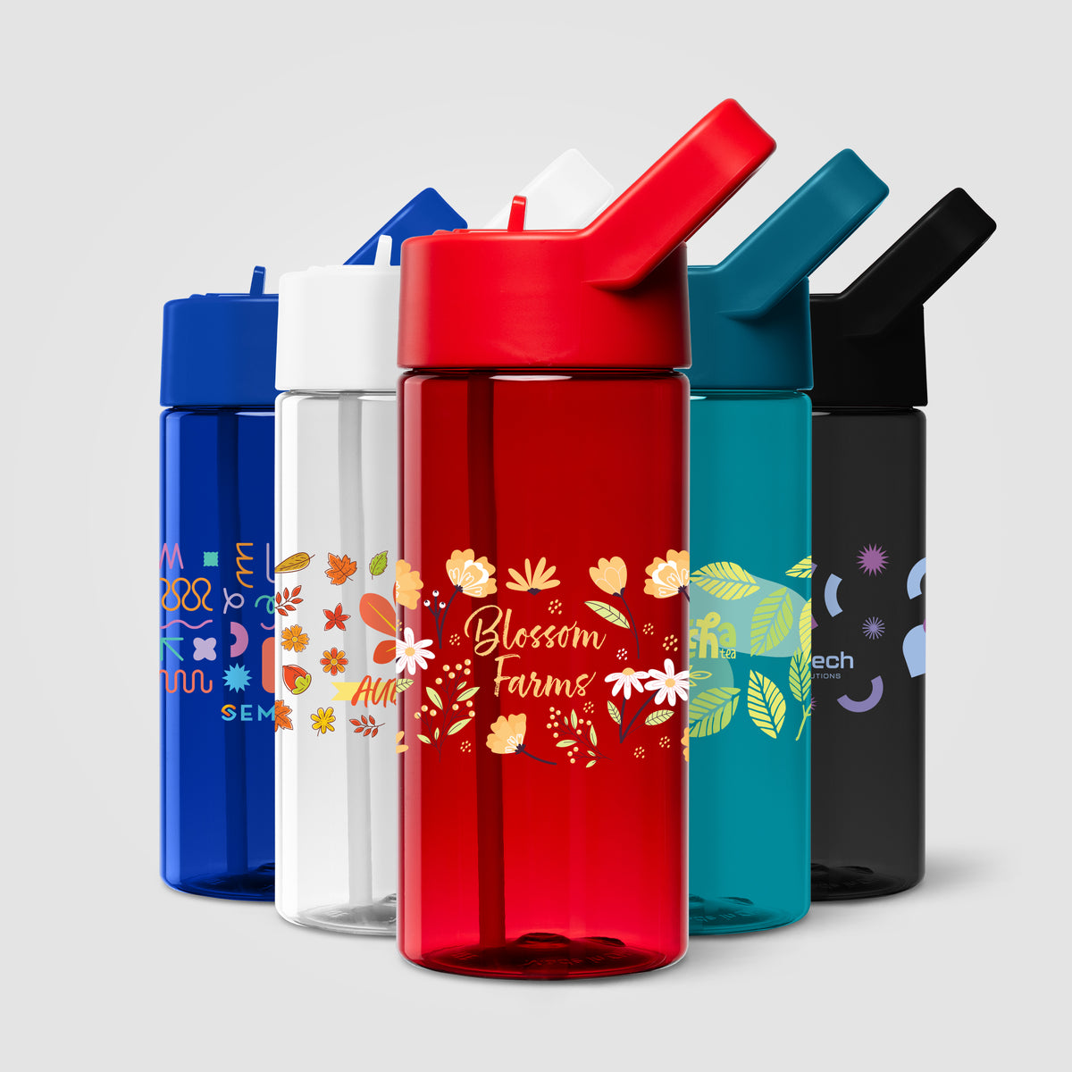 Reservoir Recycled Plastic Flip-Straw Bottle - 40oz.